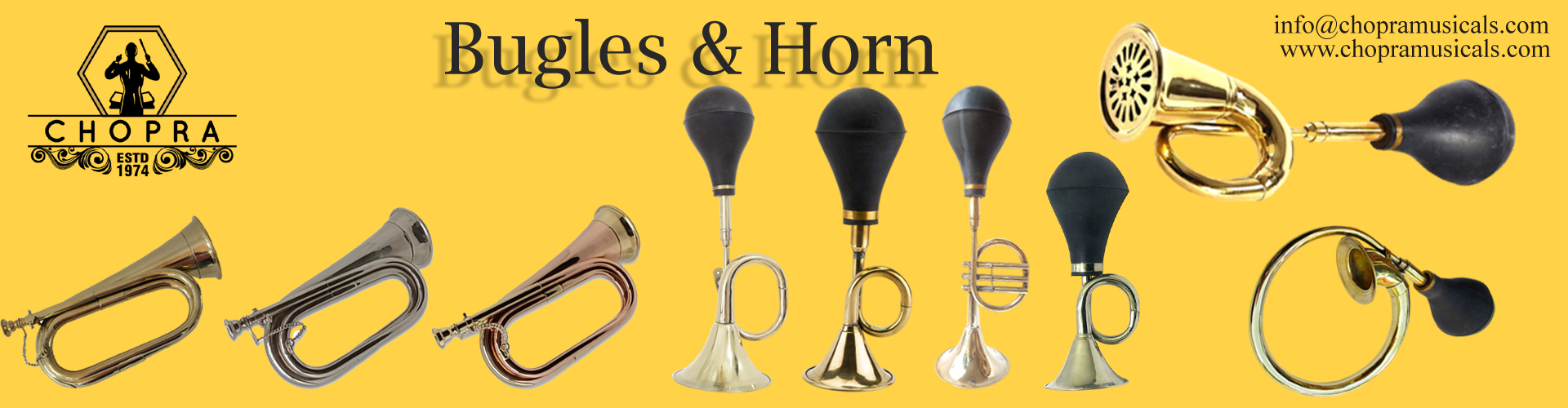 8 Inch Brass Classic Decorative Antique Vintage Trumpet Taxi Horn 